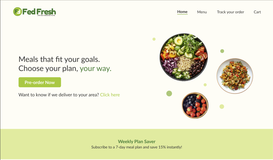 FedFresh – A Custom Meal Ordering Platformcover image